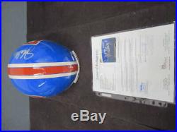 John Elway Signed Autograph Inscribed 7 Full Size Broncos Helmet Jsa Coa He095