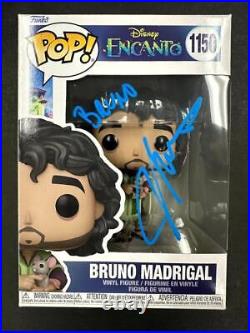 John Leguizamo signed inscribed Bruno Encanto Funko Pop! Autograph Beckett BAS