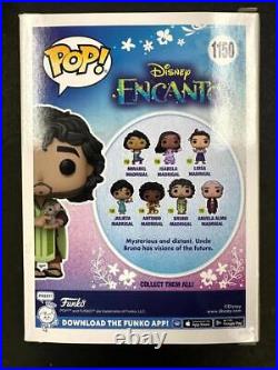 John Leguizamo signed inscribed Bruno Encanto Funko Pop! Autograph Beckett BAS