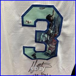 John Starks Signed New York Knicks The Dunk Inscribed Jersey AUTO Steiner CX COA