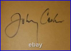 Johnny Cash Man In White Autographed First Edtion