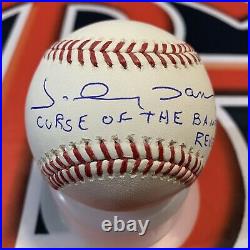 Johnny Damon Signed OMLB Inscribed Boston Red Sox Autographed Baseball Steiner