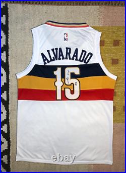 Jose Alvarado Signed Autograph New Orleans Pelicans NBA Jersey INSCRIBED GTA