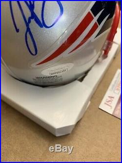 Josh Gordon Autographed Signed Mini New England Patriots Helmet JSA Inscribed