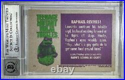 Josh Pais autographed signed inscribed Raphael TMNT BAS Encap Gem Mint 10