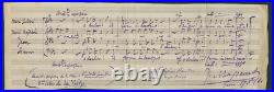 Jules Massenet Inscribed Autograph Musical Quotation Signed 08/17/1880