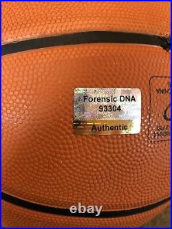 Julius Erving DR J Signed Autographed Inscribed Basketball COA Forensic DNA