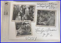 KAROLYN GRIMES Zu Zu Signed & Inscribed Autograph Auto 8x10 B&W Photo BAS? COA