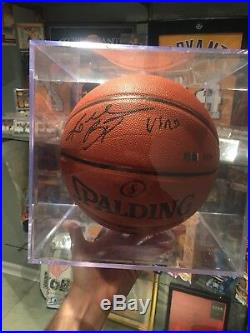 KOBE BRYANT Autographed Ball Inscribed VINO Ultra Rare AUTO #8/24 PANINI 1/1 WoW