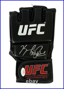 Kamaru Usman autographed signed inscribed glove UFC COA JSA Nigerian Nightmare