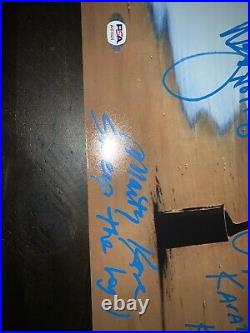 Karate Kid Autographed 11x17 Photo, Signed & inscribed By Macchio, Zabka & Kove