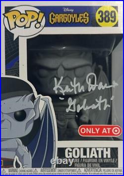 Keith David autographed signed inscribed Funko Pop #389 Gargoyles JSA Goliath