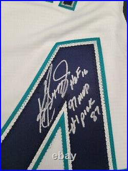 Ken Griffey Jr. Autographed 3X Inscribed Majestic Jersey Tristar LE 1/3