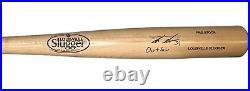 Kevin Kiermaier autographed signed inscribed bat MLB Tampa Bay Rays JSA COA
