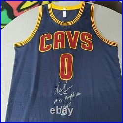 Kevin Love Game Worn Cavs Playoff Jersey Autographed/inscribed 1/1! Uda