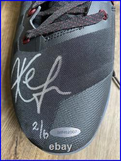 Kevin Love UDA Upper Deck Signed Autograph Inscribed Game Worn Nike Shoes /6 BOX