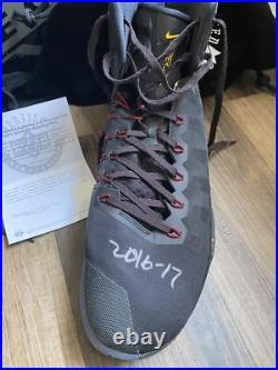 Kevin Love UDA Upper Deck Signed Autograph Inscribed Game Worn Nike Shoes /6 BOX