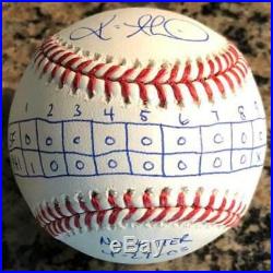 Kevin Millwood Autographed ROMLB Box Score Inscribed No Hitter 4/27/03 AWESOME