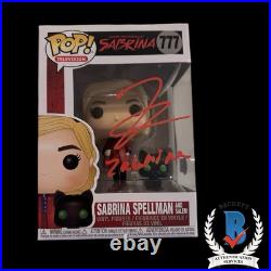 Kiernan Shipka Signed Inscribed Sabrina Funko Pop #777 BAS Beckett COA Autograph