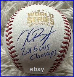 Kris Bryant Chicago Cubs Autographed 2016 World Series Baseball Inscribed