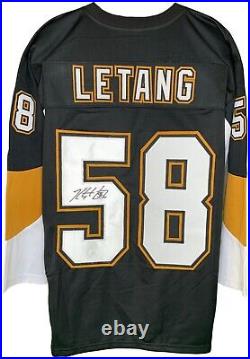 Kris Letang autographed signed inscribed jersey Pittsburgh Penguins JSA COA