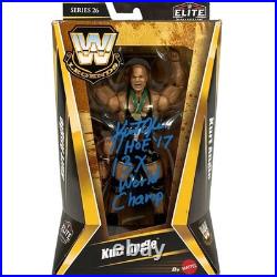 Kurt Angle autographed signed inscribed Legends Elite action figure WWE JSA COA