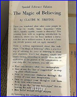 LIBERACE autographed inscribed 1955 special edition Bristol's MAGIC OF BELIEVING