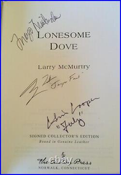 LONESOME DOVE Limited SET Easton Press SIGNED MCMURTRY Robert DUVALL+MOVIE Cast