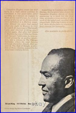 Langston Hughes Signed & Inscribed Book Something in Common. (1963)