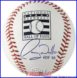 Larry Walker Autographed Hall of Fame Baseball Inscribed HOF 20 TRISTAR