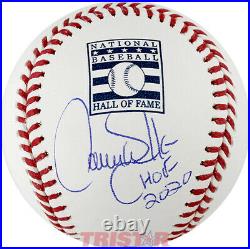 Larry Walker Autographed Hall of Fame Baseball Inscribed HOF 2020