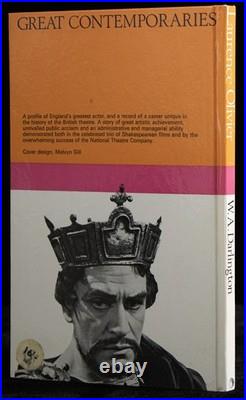 Laurence Olivier Inscribed Book Signed