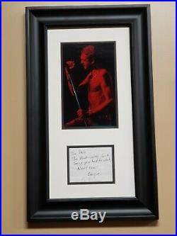 Layne Staley SIGNED & INSCRIBED personal note Alice In Chains Autographed