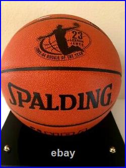 LeBron James UDA Rookie Autographed Engraved & Inscribed Basketball Ltd #7 RARE