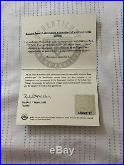 LeBron James Upper Deck UDA Autographed Limited Edition 6/13 Inscribed