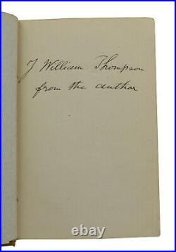 Leaves of Grass SIGNED by WALT WHITMAN 1882 Autographed Hardcover