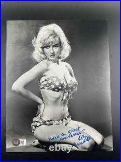 Lee Meredith Signed 8x10 B&W Photo AUTO BAS COA Inscribed Have A Great Summer