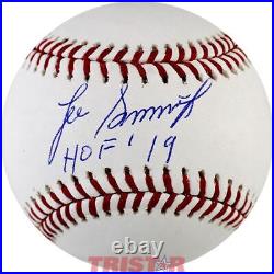 Lee Smith Signed Autographed Official Baseball Inscribed HOF 19 TRISTAR