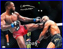 Leon Edwards autographed signed inscribed 16x20 photo UFC JSA COA Rocky