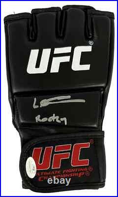 Leon Edwards autographed signed inscribed glove UFC JSA COA Rocky