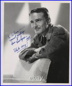 Lew Ayres Inscribed Photograph Signed 1983