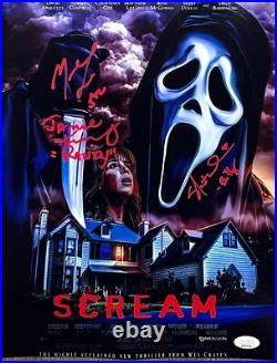 Lillard Ulrich Kennedy autographed signed inscribed 11x14 photo Scream JSA COA