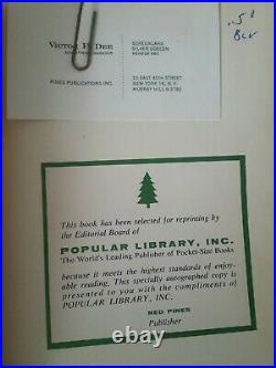 Lillian Roth Signed I'll Cry Tomorrow 1954 Hc/dj Hardcover Book