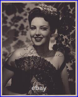 Linda Darnell Autographed Inscribed Photograph