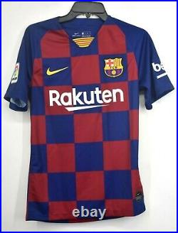 Lionel Messi Signed Barcelona Nike Jersey Inscribed Leo Icons COA Autograph