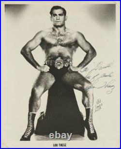 Lou THESZ / Inscribed Photograph Signed Lou THESZ / Inscribed Photograph Signed