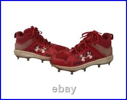 Louis Varland Autographed Game-Used Under Armour Cleats Inscribed