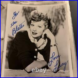 Lucille Ball Signed Photo Autograph Love Lucy Inscribed Vintage