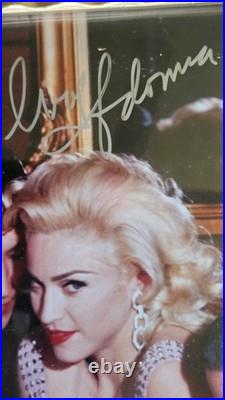 MADONNA autograph hand-Signed Photo inscribed