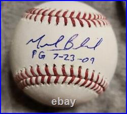 MARK BUEHRLE Perfect Game Inscribed Signed Autographed Rawlings Baseball Beckett